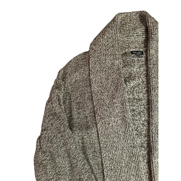 Splendid Women's Open Front Knit Rolled Cuffs Cardigan Sweater Sz XL Bla… - Picture 4 of 7